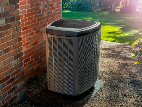 Heat pump outside a Savannah home