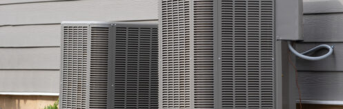 Air conditioning units outside a Savannah home